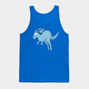 Jumping Blue Kangaroo Tank Top